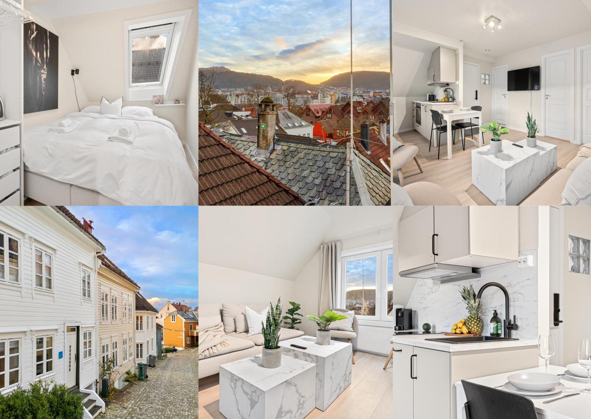 View To Bryggen - Renovated Dec 24 - Historic Cobblestone Street Apartment Bergen Bagian luar foto
